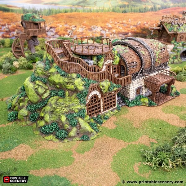 Tabletop Terrain Building Gaffer's Guild Workshop- Rise of the Halflings - Fantasy Building