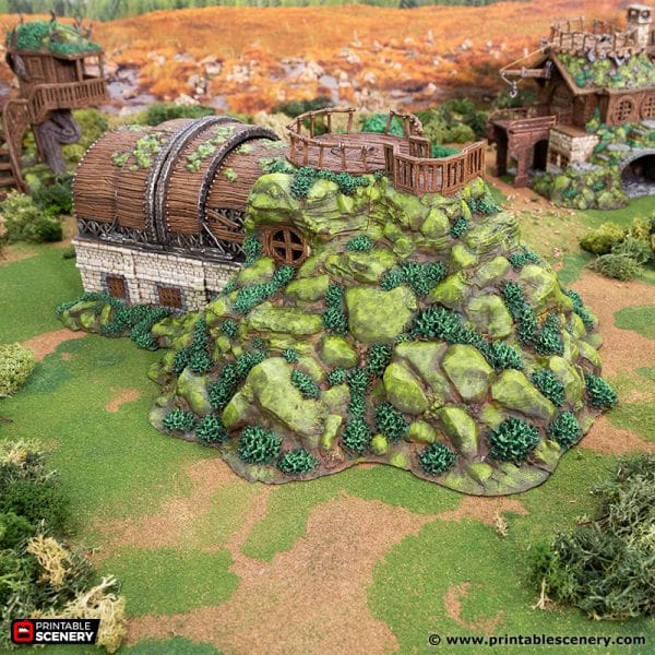 Tabletop Terrain Building Gaffer's Guild Workshop- Rise of the Halflings - Fantasy Building