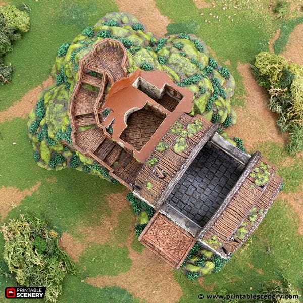 Tabletop Terrain Building Gaffer's Guild Workshop- Rise of the Halflings - Fantasy Building