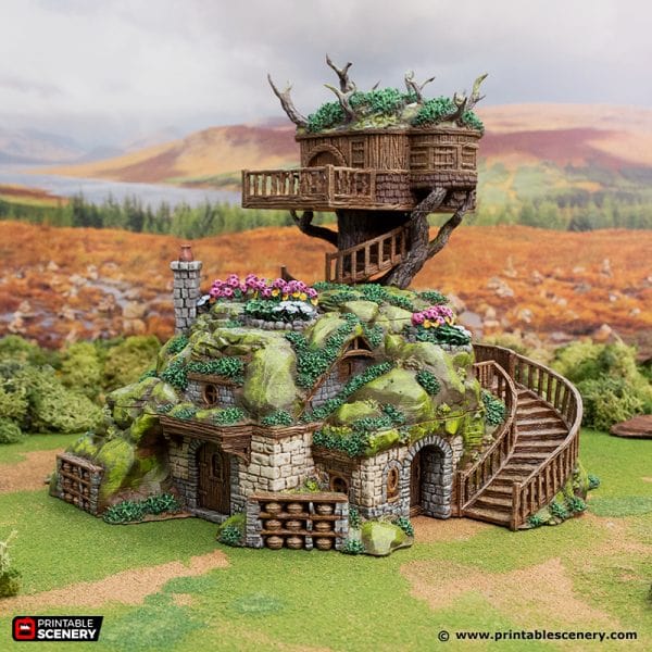 Tabletop Terrain Building Gardener's Guildhall - Rise of the Halflings - Fantasy Building