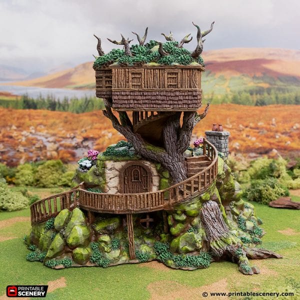 Tabletop Terrain Building Gardener's Guildhall - Rise of the Halflings - Fantasy Building