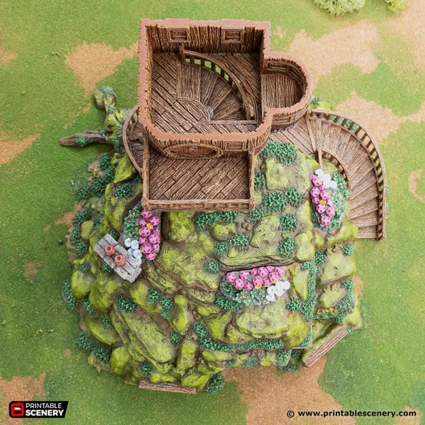 Tabletop Terrain Building Gardener's Guildhall - Rise of the Halflings - Fantasy Building