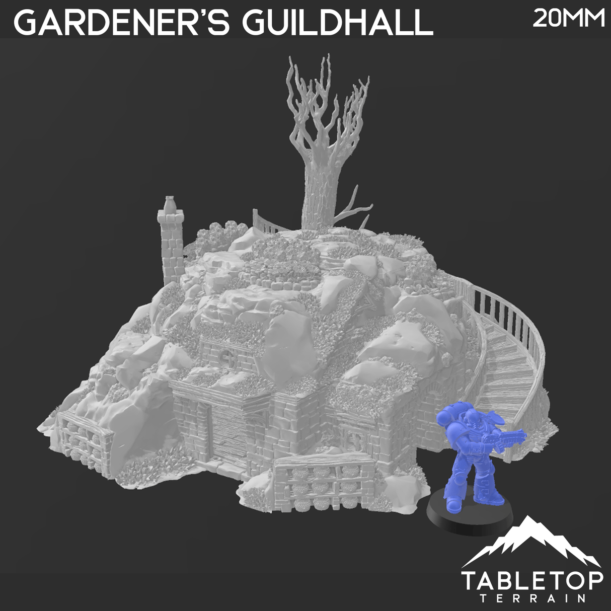Tabletop Terrain Building Gardener's Guildhall - Rise of the Halflings - Fantasy Building