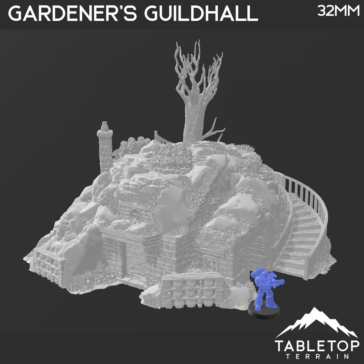 Tabletop Terrain Building Gardener's Guildhall - Rise of the Halflings - Fantasy Building