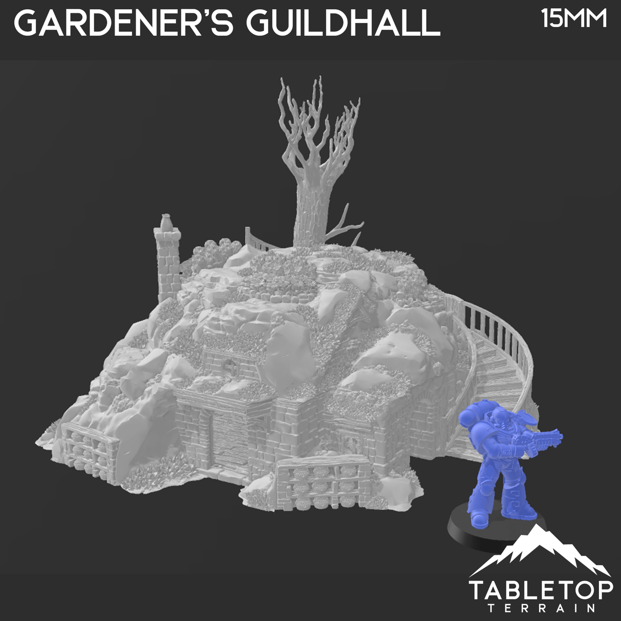 Tabletop Terrain Building Gardener's Guildhall - Rise of the Halflings - Fantasy Building