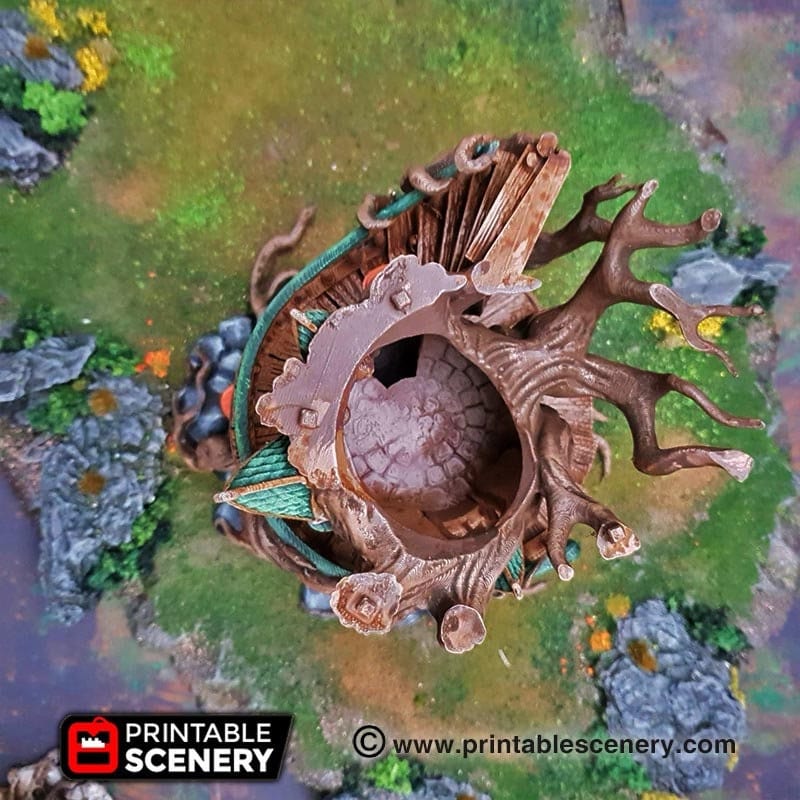 Tabletop Terrain Building Gloomwood Treehouse - Elven Fantasy Building