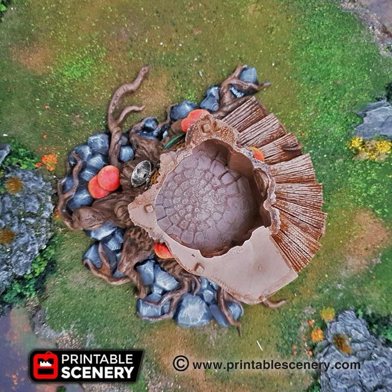 Tabletop Terrain Building Gloomwood Treehouse - Elven Fantasy Building