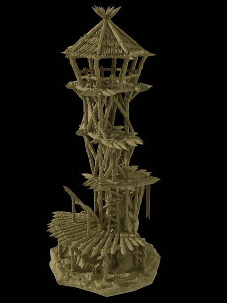 Tabletop Terrain Building Goblin Watchtower