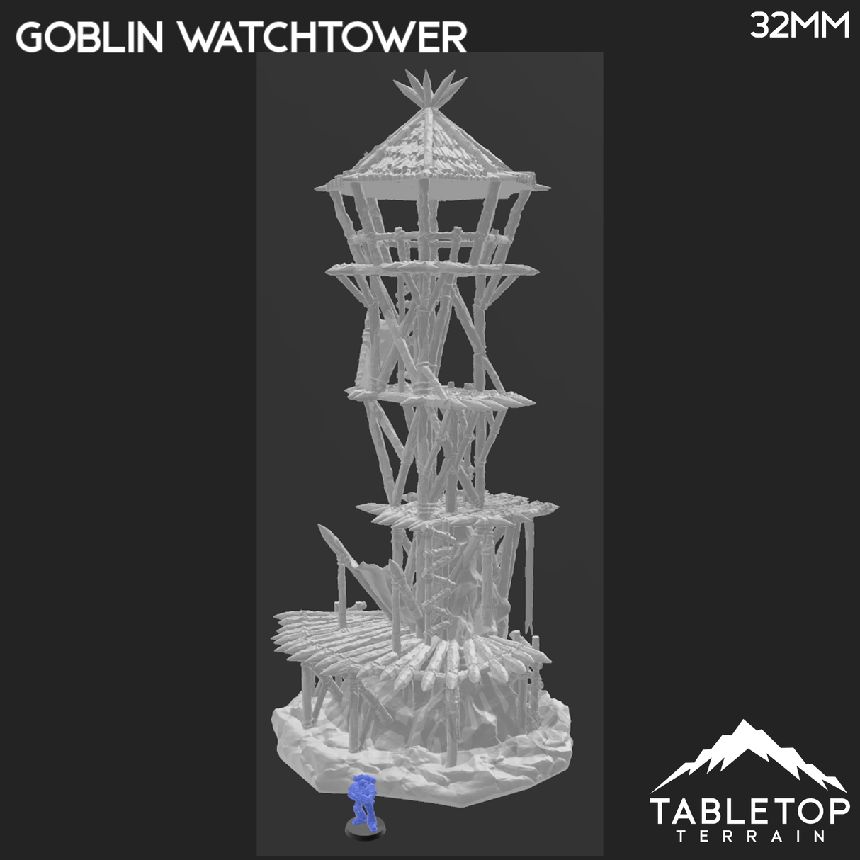 Tabletop Terrain Building Goblin Watchtower