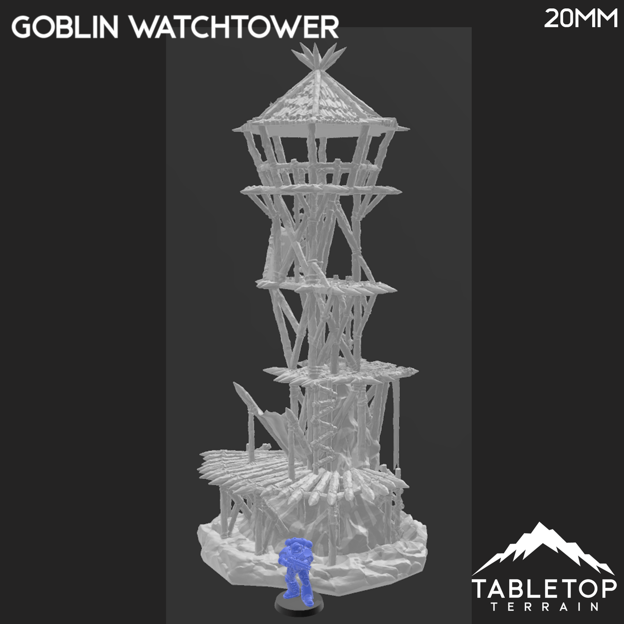 Tabletop Terrain Building Goblin Watchtower