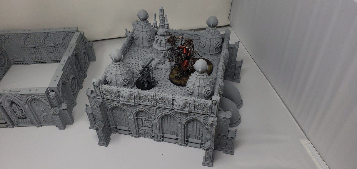 Tabletop Terrain Building Gothic Factory - Openlock - 40k Terrain