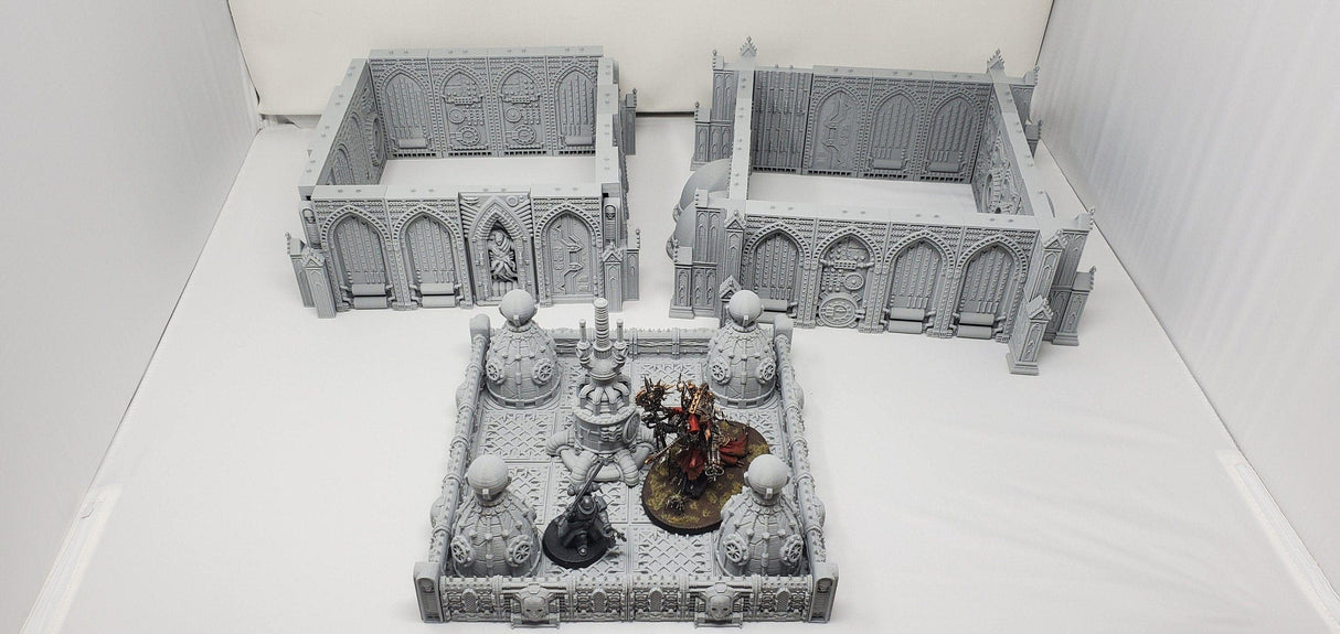 Tabletop Terrain Building Gothic Factory - Openlock - 40k Terrain