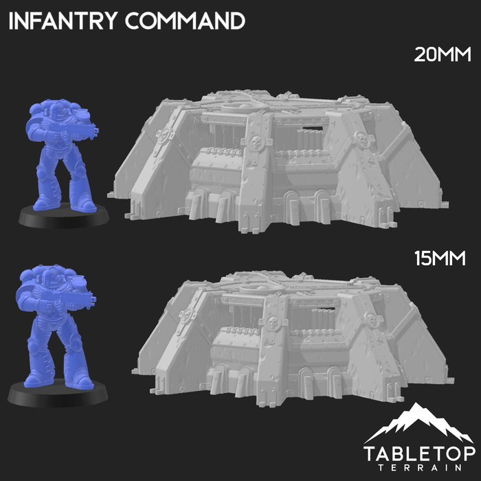 Tabletop Terrain Building Grimdark Infantry Command