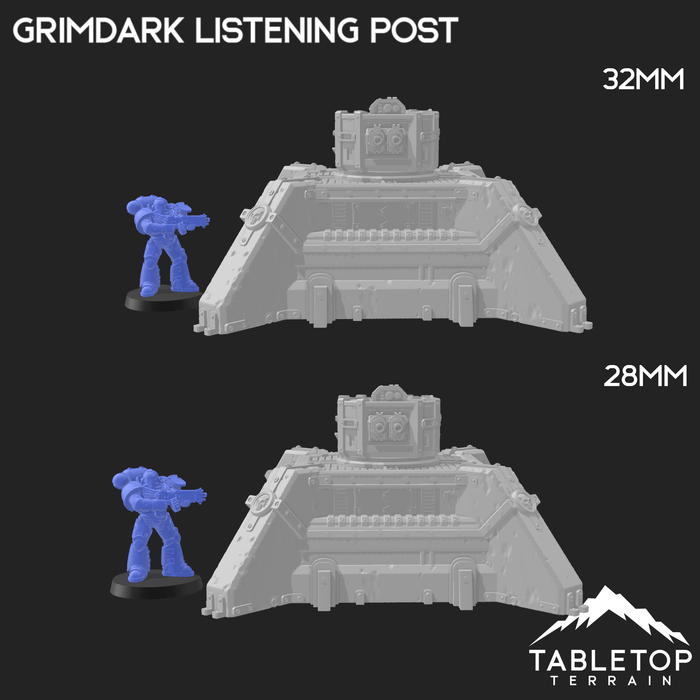 Tabletop Terrain Building Grimdark Listening Post