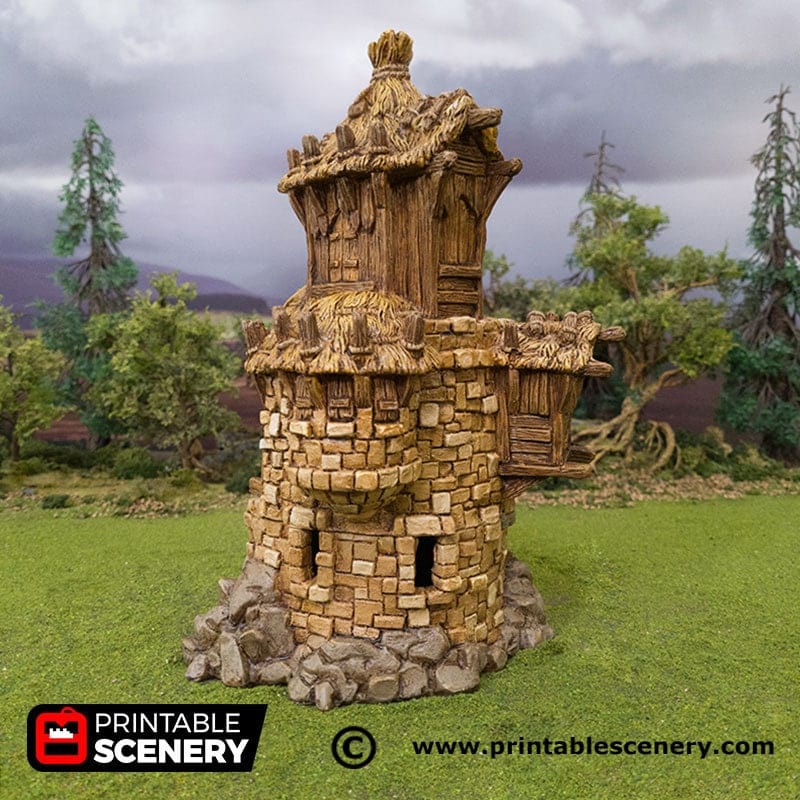 Tabletop Terrain Building Hagglethorn Barracks - Hagglethorn Hollow - Fantasy Building