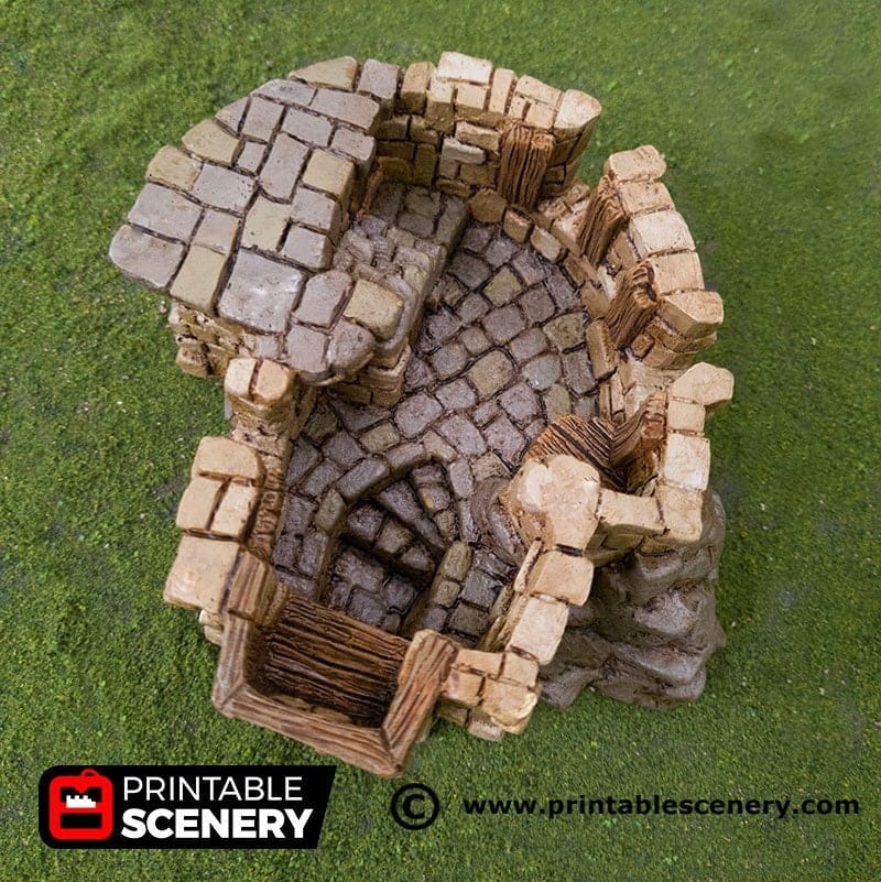 Tabletop Terrain Building Hagglethorn Barracks - Hagglethorn Hollow - Fantasy Building