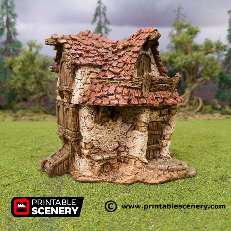 Tabletop Terrain Building Hagglethorn Cottage - Hagglethorn Hollow - Fantasy Building