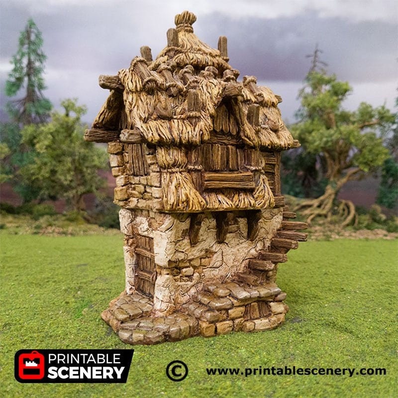 Tabletop Terrain Building Hagglethorn Homestead - Hagglethorn Hollow - Fantasy Building