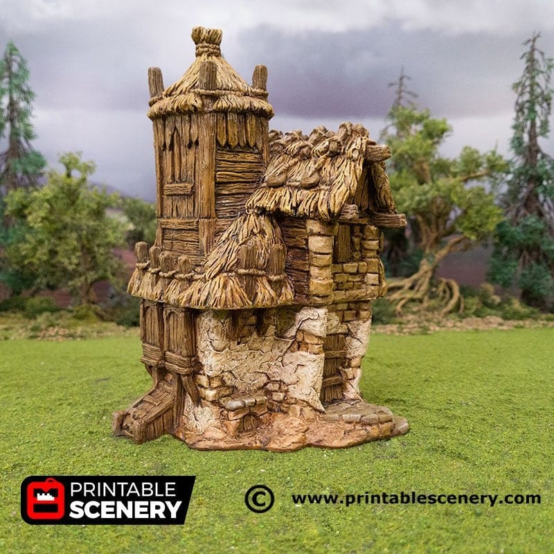 Tabletop Terrain Building Hagglethorn Homestead - Hagglethorn Hollow - Fantasy Building