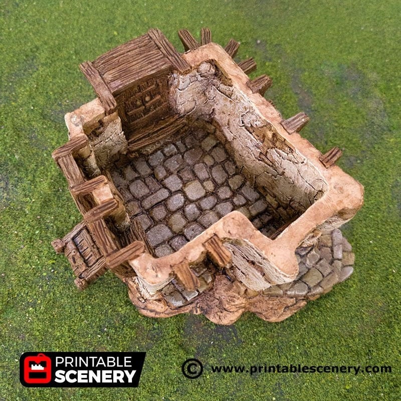 Tabletop Terrain Building Hagglethorn Homestead - Hagglethorn Hollow - Fantasy Building