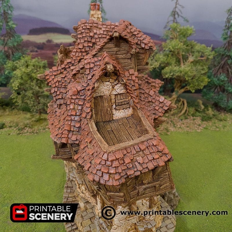 Tabletop Terrain Building Hagglethorn Tavern - Hagglethorn Hollow - Fantasy Building