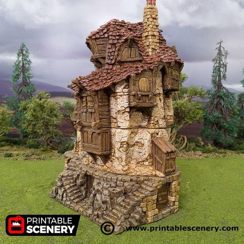 Tabletop Terrain Building Hagglethorn Tavern - Hagglethorn Hollow - Fantasy Building