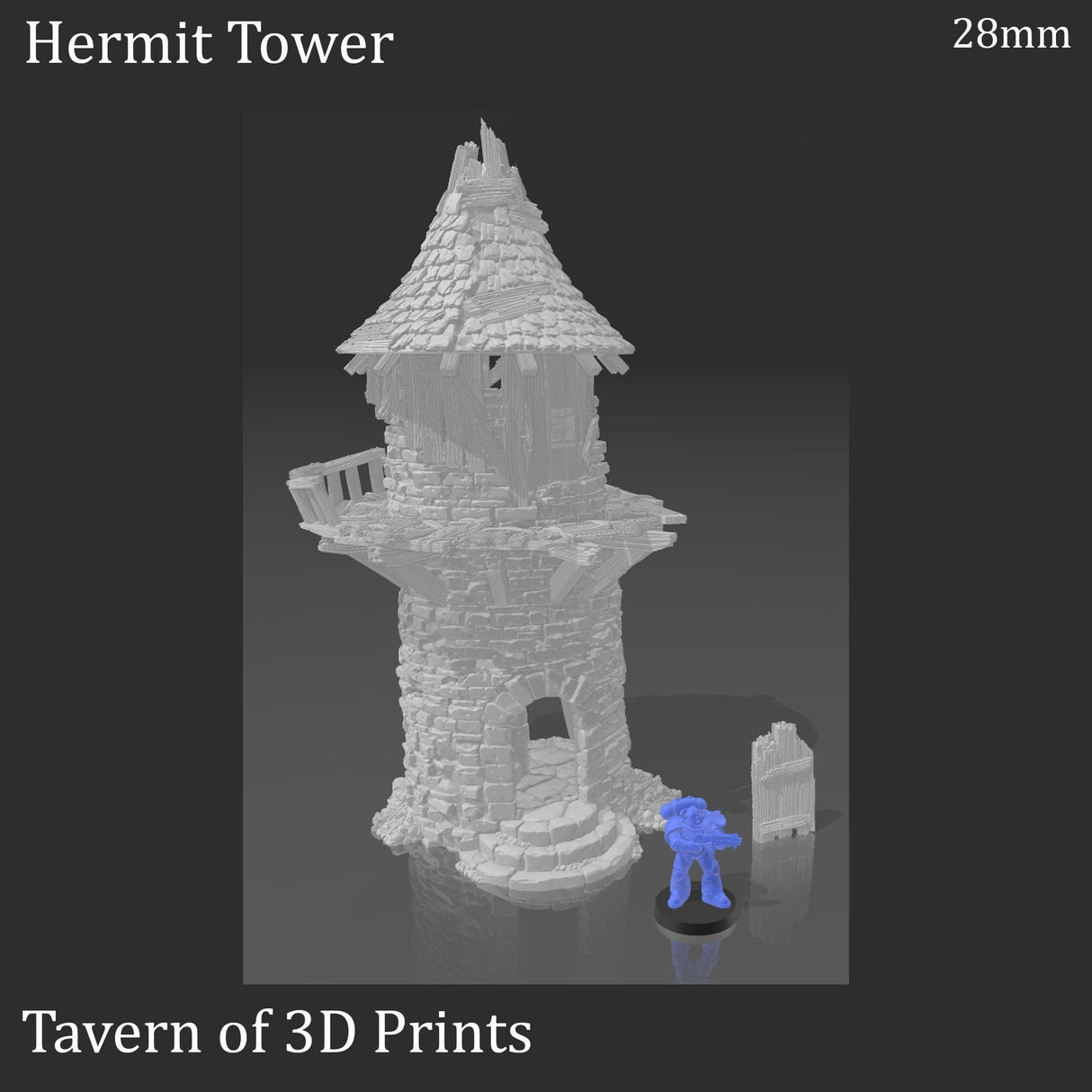 Tabletop Terrain Building Hermit Tower - Fantasy Building