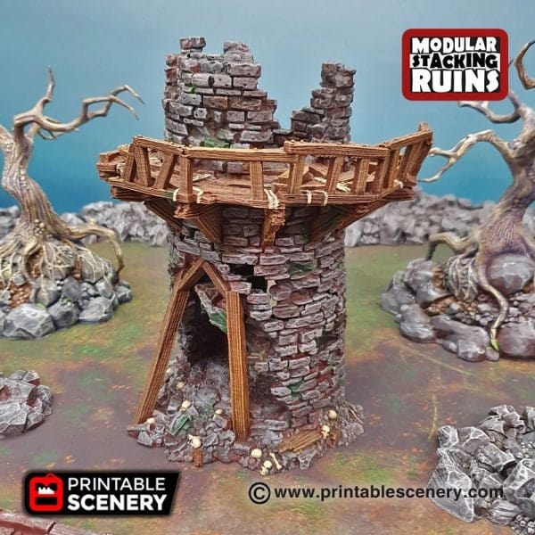 Tabletop Terrain Building Hermit Tower - Fantasy Building