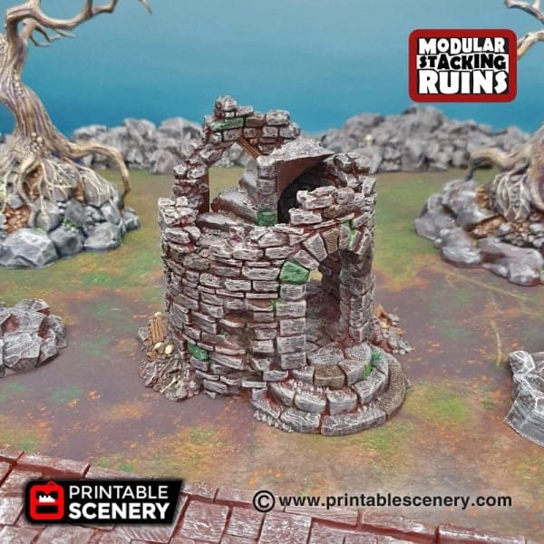 Tabletop Terrain Building Hermit Tower - Fantasy Building