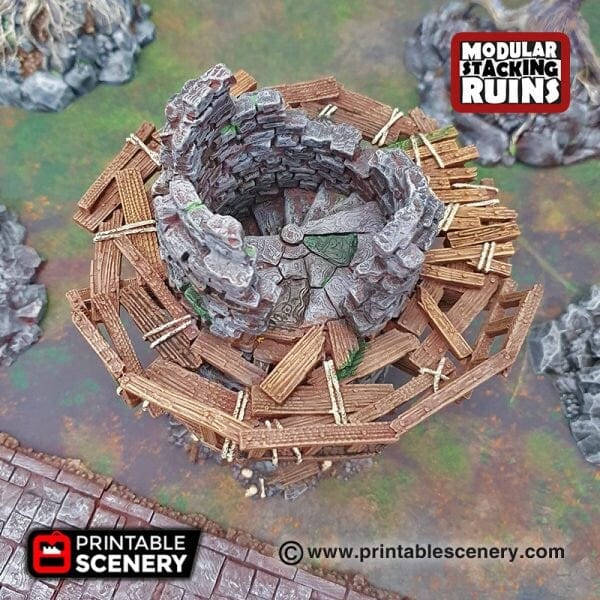 Tabletop Terrain Building Hermit Tower - Fantasy Building