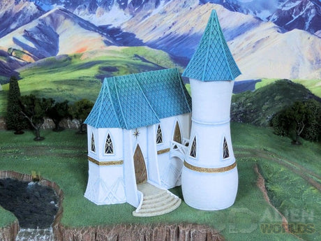 Tabletop Terrain Building High Elf House Tower - Elven Fantasy Building