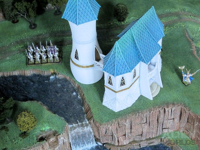 Tabletop Terrain Building High Elf House Tower - Elven Fantasy Building