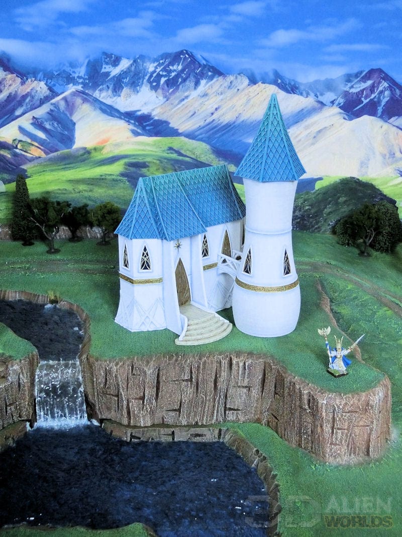 Tabletop Terrain Building High Elf House Tower - Elven Fantasy Building