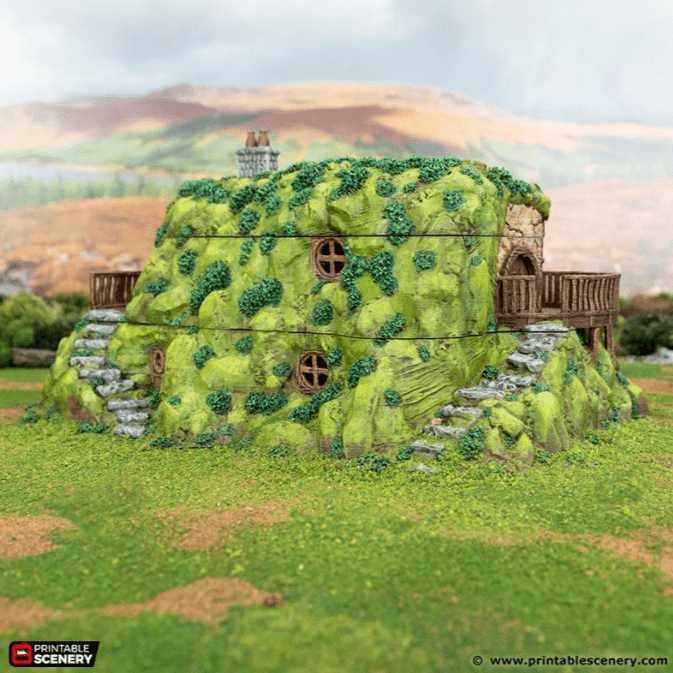 Tabletop Terrain Building Hillock Homestead - Rise of the Halflings - Fantasy Building