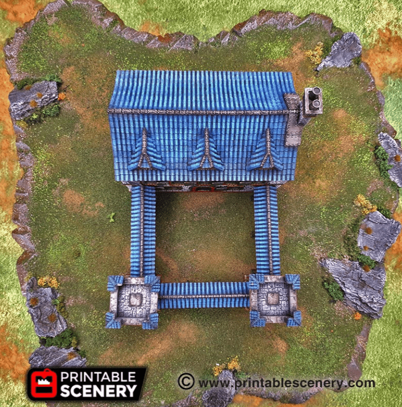 Tabletop Terrain Building Ironhelm Barracks - Fantasy Building