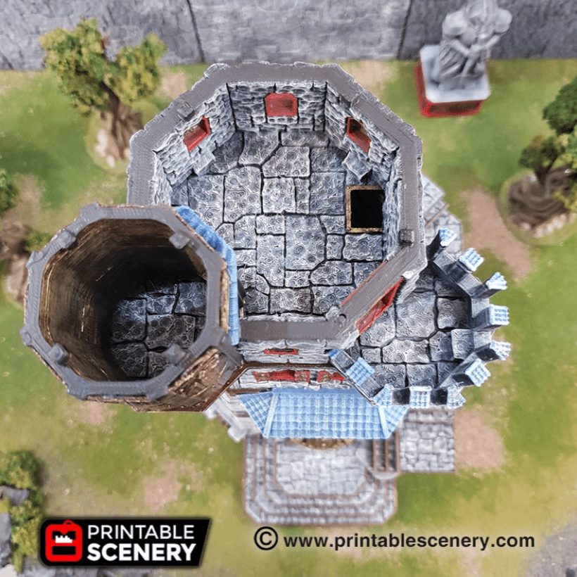 Tabletop Terrain Building Ironhelm Fortress - Fantasy Building