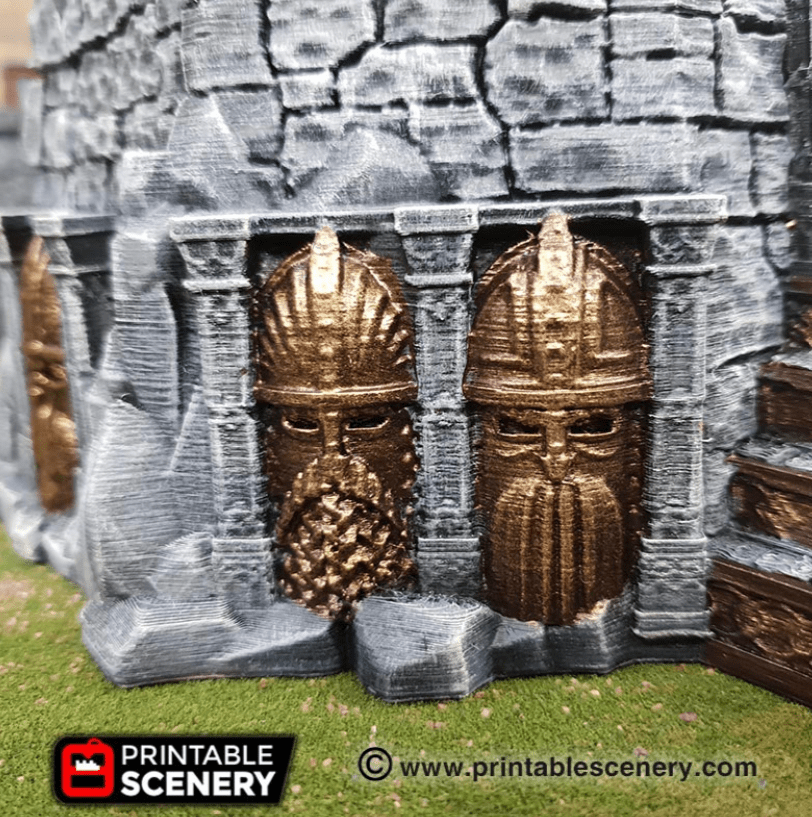 Tabletop Terrain Building Ironhelm Fortress - Fantasy Building