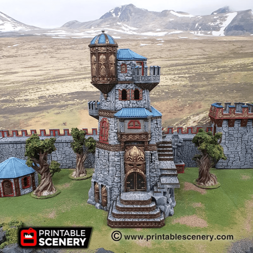 Tabletop Terrain Building Ironhelm Fortress - Fantasy Building