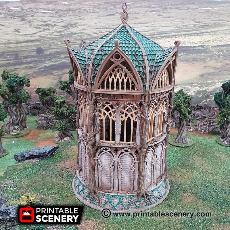 Tabletop Terrain Building Library of Ithillia - Elven Fantasy Building