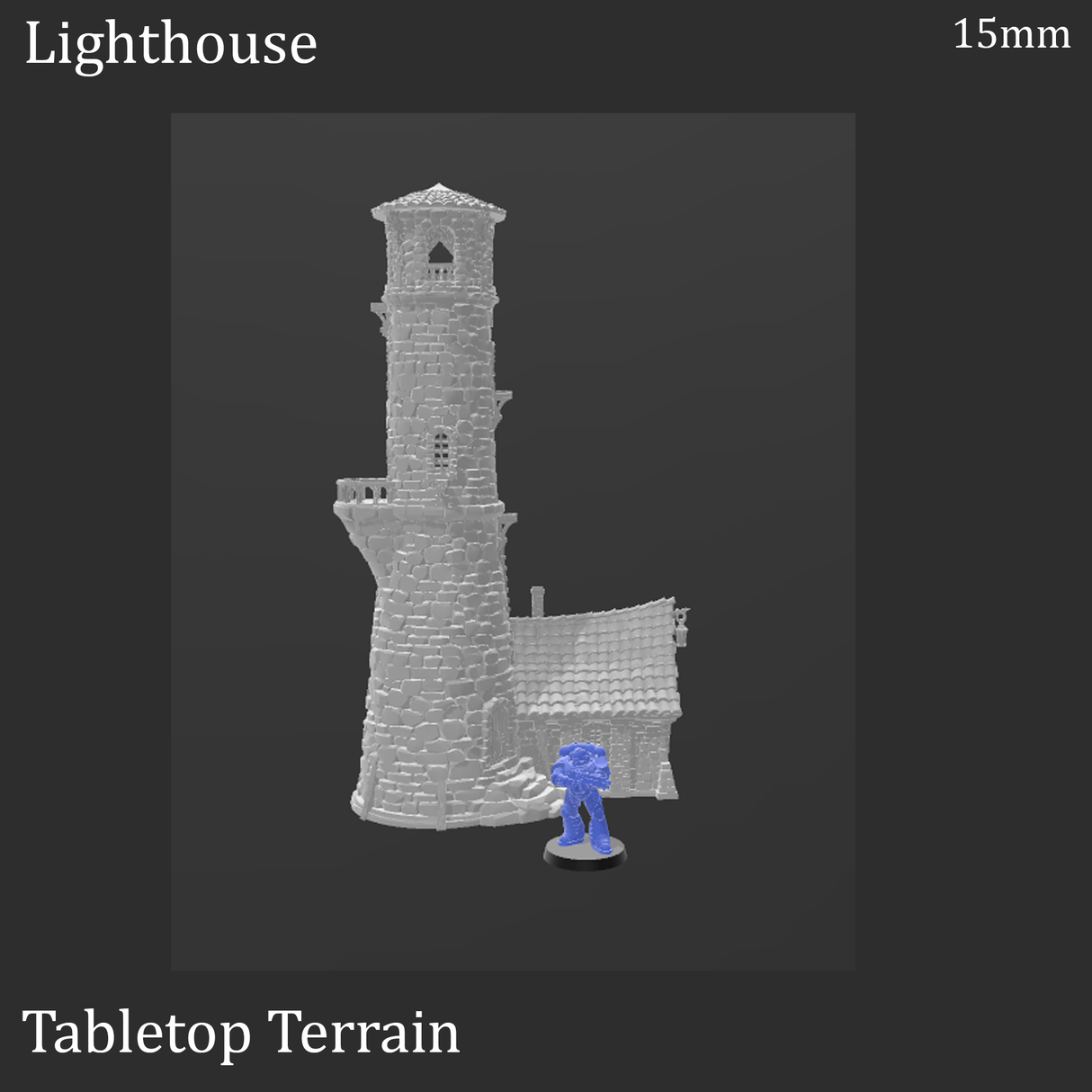 Tabletop Terrain Building Lighthouse - Fantasy Building