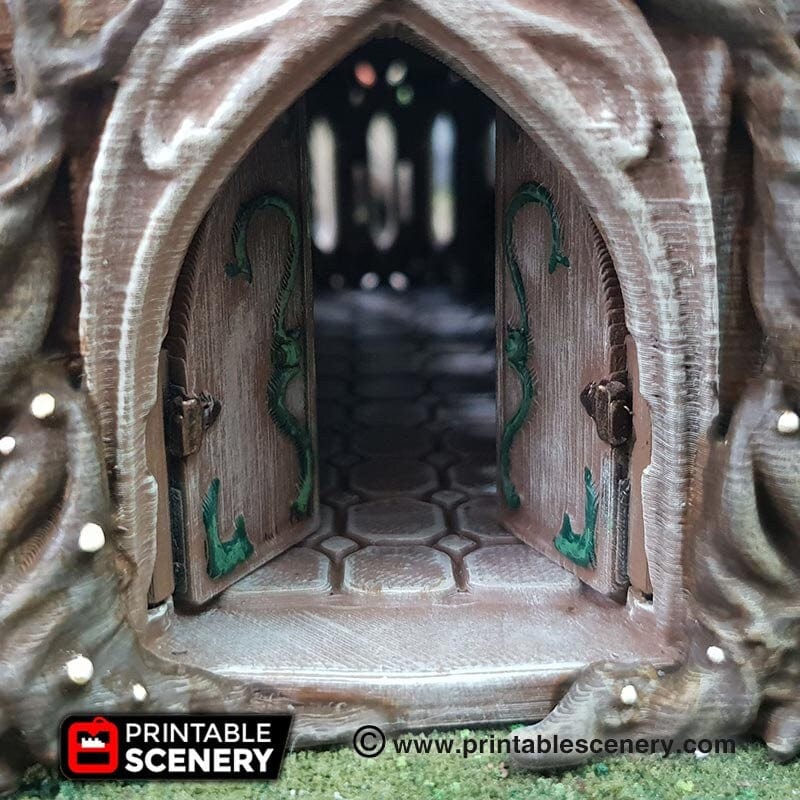 Tabletop Terrain Building Living Hall - Elven Fantasy Building