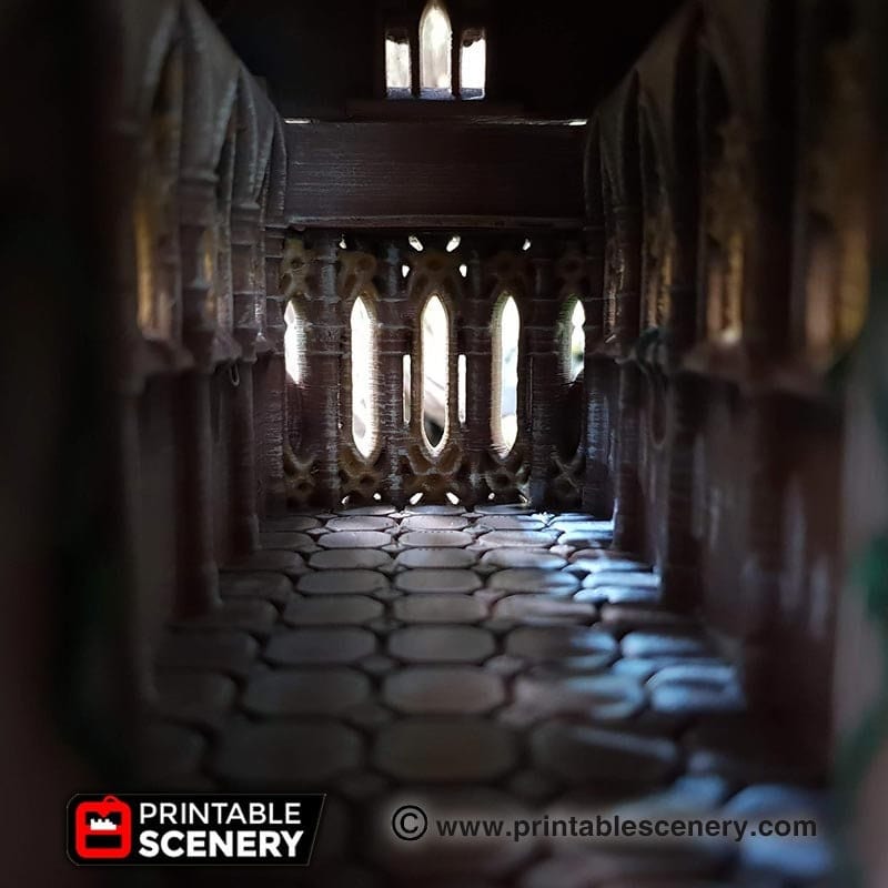 Tabletop Terrain Building Living Hall - Elven Fantasy Building