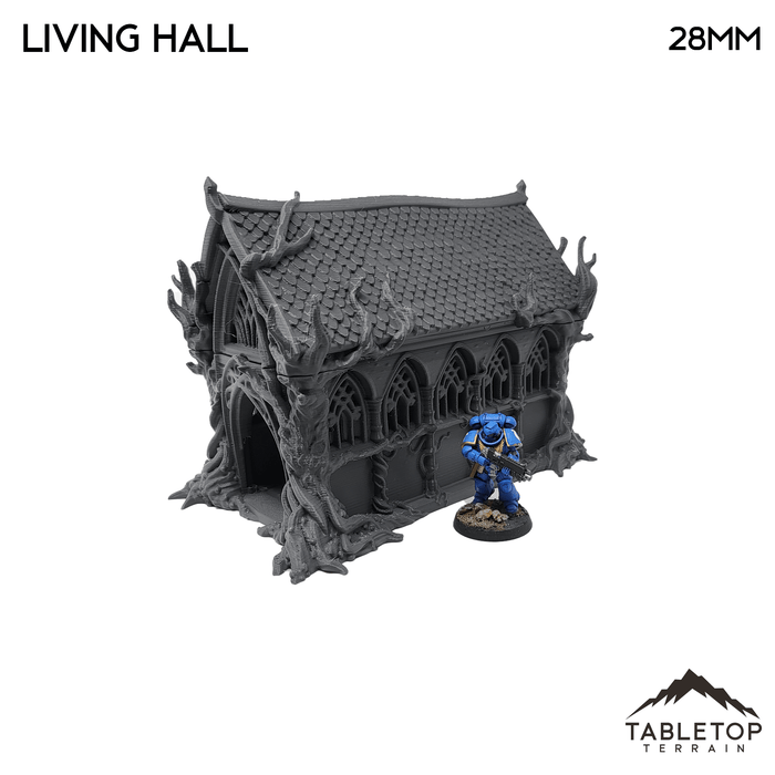 Tabletop Terrain Building Living Hall - Elven Fantasy Building