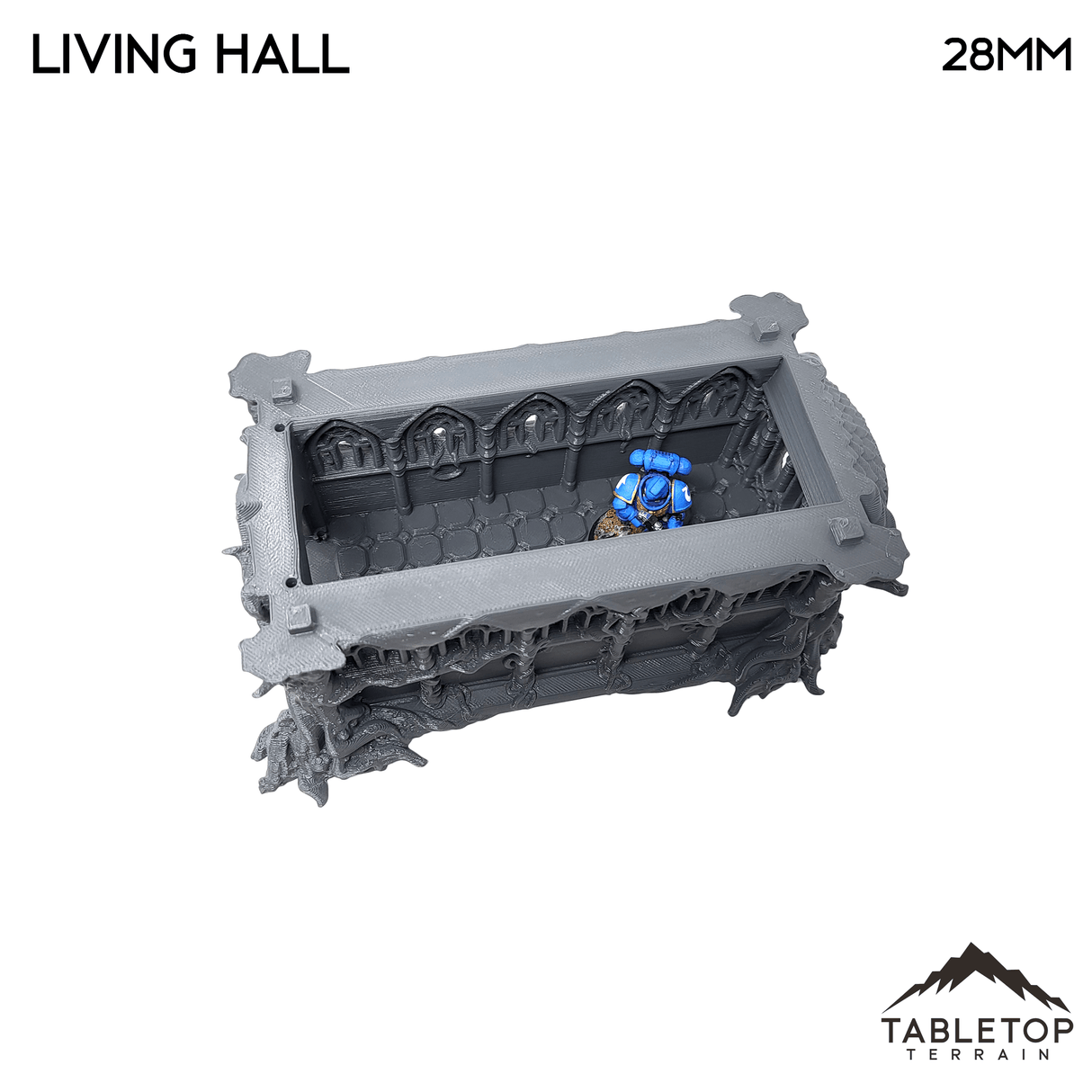 Tabletop Terrain Building Living Hall - Elven Fantasy Building