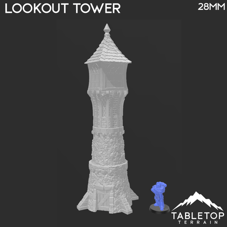 Tabletop Terrain Building Lookout Tower - City of Spiritdale - Fantasy Building