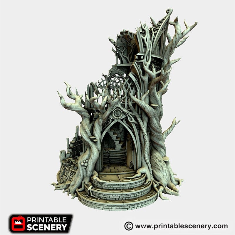 Tabletop Terrain Building Lost Library of Ithillia - Elven Fantasy Building