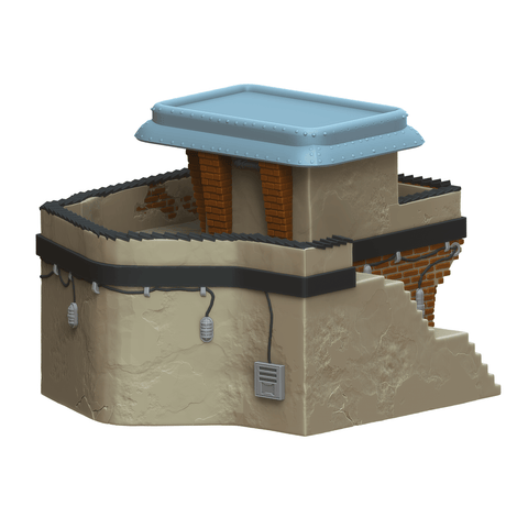 Tabletop Terrain Building Main Street House - Ord Ferrum