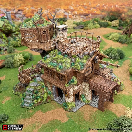 Tabletop Terrain Building Master Builder's Workshop - Rise of the Halflings - Fantasy Building