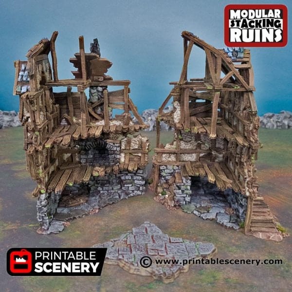 Tabletop Terrain Building Mayor's Townhouse - Fantasy Building