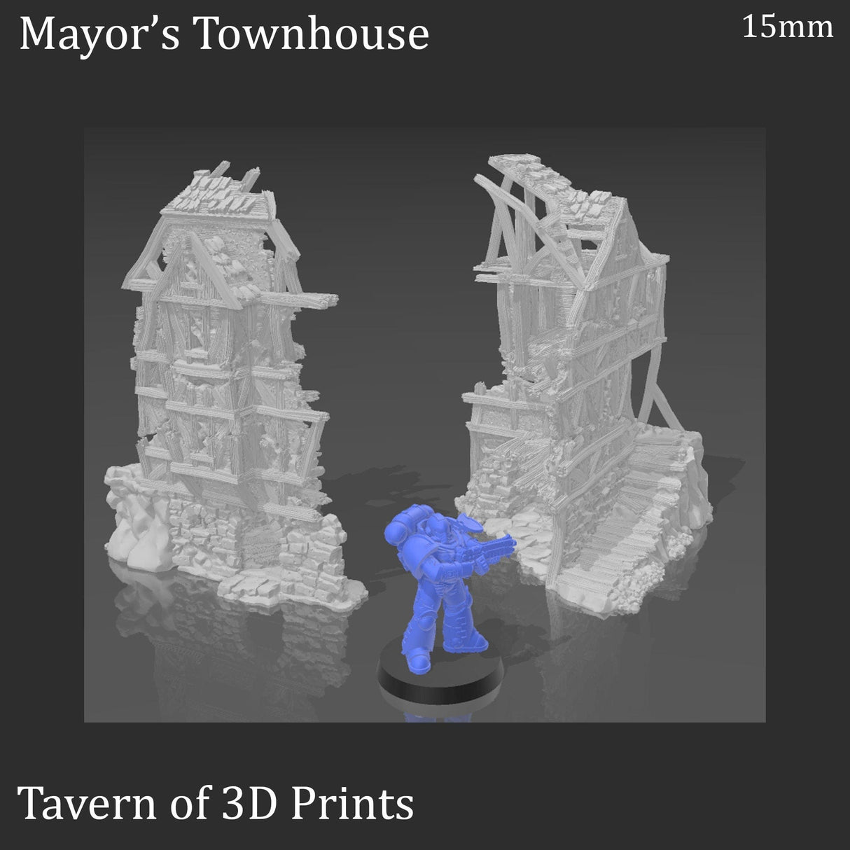 Tabletop Terrain Building Mayor's Townhouse - Fantasy Building